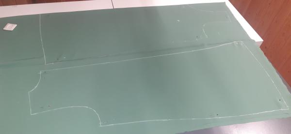 Traçage terminé! Avec quelques déviations cependant.