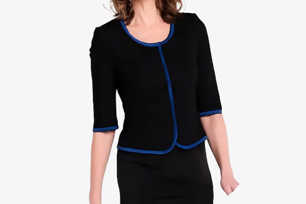 10. Kiev – Short jersey jacket with appliquéd stripes