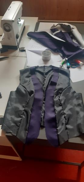 La doublure de la veste est terminée!~ 😋✨