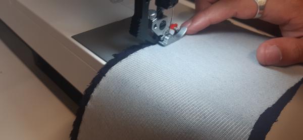 Surjet des bandes de taille.