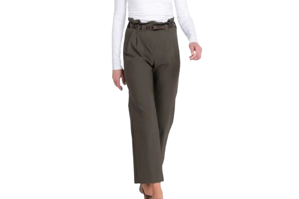 6. Florence – Pleated trousers with a belt